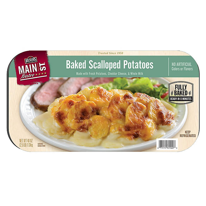 Reser's Main St. Bistro Baked Scalloped Potatoes, 2.5 lbs.