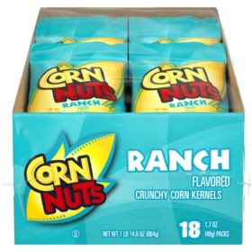 Corn Nuts Ranch Crunchy Corn Kernels, 1.7 oz., 18 pk.