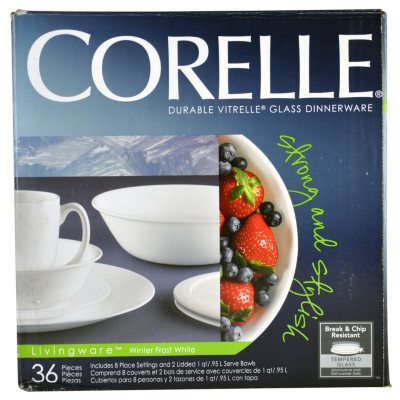 CORELLE DINNERWARE Sam's Club