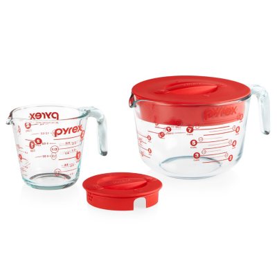 Pyrex 4-Piece Lidded Measuring Cup Set - Sam's Club