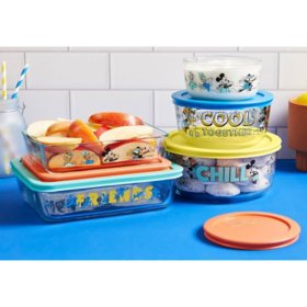 Pyrex 10 Piece  Glass Food Storage Set, Various Character Sets