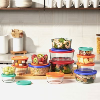 Pyrex Simply Store 28-Piece Glass Food Storage Set - Sam's Club