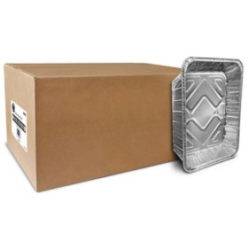 Ekco Half-Size Aluminum Foil Steam Pans, 25 Pack