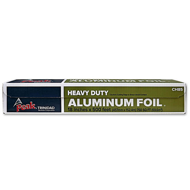 Peak 18" Heavy Duty Foodservice Aluminum Foil (750 sq. ft.)