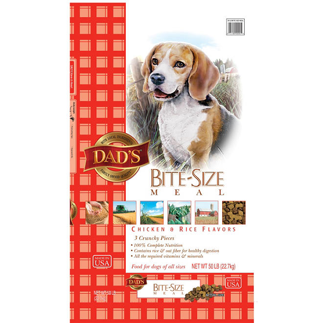 DAD'S Bite Size Meal Dog Food (50 lbs.)