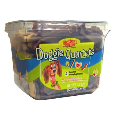 Doggie Quartets Assorted Dog Treats - 3.9 lbs. - Sam's Club