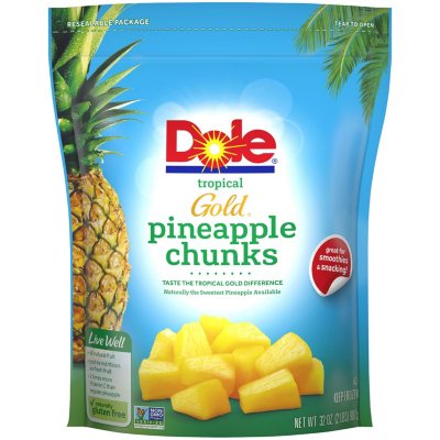 Great Value Pineapple Chunks, Frozen, 16 oz 