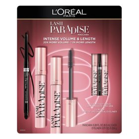 L'Oréal Paris Lash Paradise Mascara + Eyeliner, 3 pk.