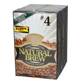 Natural Brew® Coffee Filters - 3 pk. - 100 ct. each