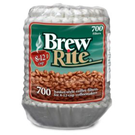Brew Rite Coffee Filter 8-12 Cups, 700 ct.