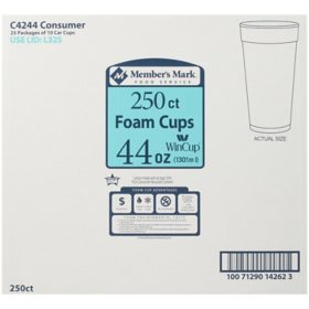 WinCup® Foam Cups - 44 oz./250 ct.