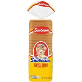 Sunbeam King Thin Bread 20oz/2pk