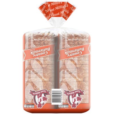 Aunt Millie S Country Buttermilk Bread 48 Oz 2 Pk Sam S Club