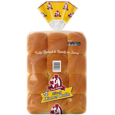 Aunt Millie S Sliced Dinner Rolls 32 Oz 24 Ct Sam S Club