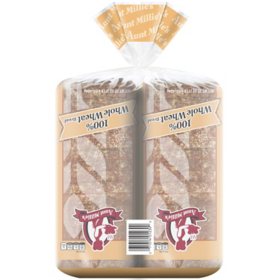 Aunt Millie's 100% Whole Wheat Bread, 24 oz., 2 pk.