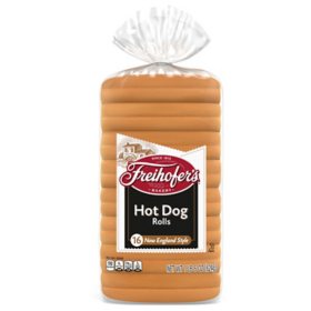 Freihofer's Hot Dog Rolls New England Style 22oz/16ct