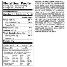 Welch S Grape Pb J Sandwich 44 8 Oz 16 Ct Sam S Club