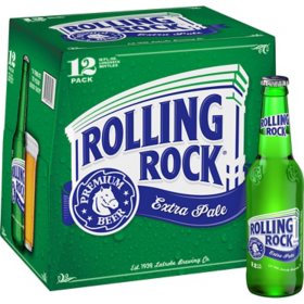 Rolling Rock Extra Pale Beer, 12 fl. oz. bottle, 12 pk.