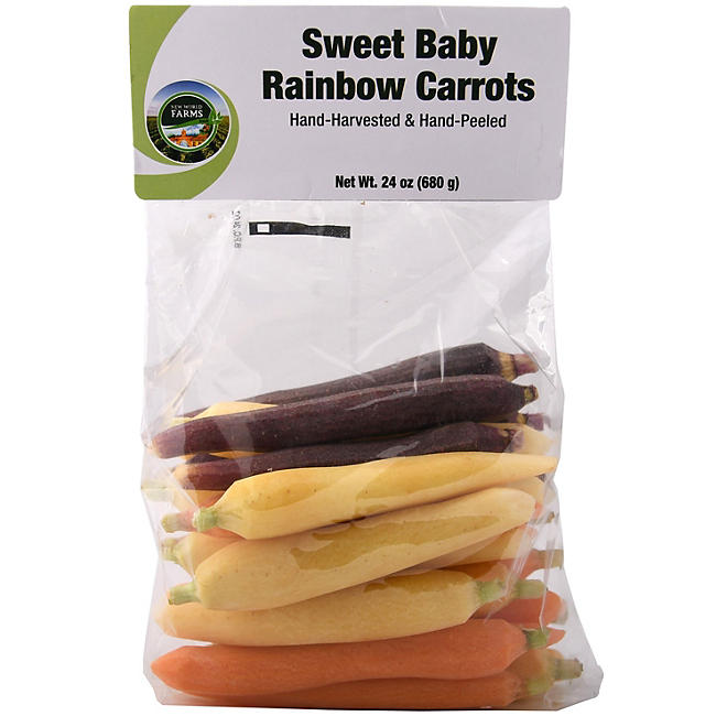 Sweet Baby Rainbow Carrots