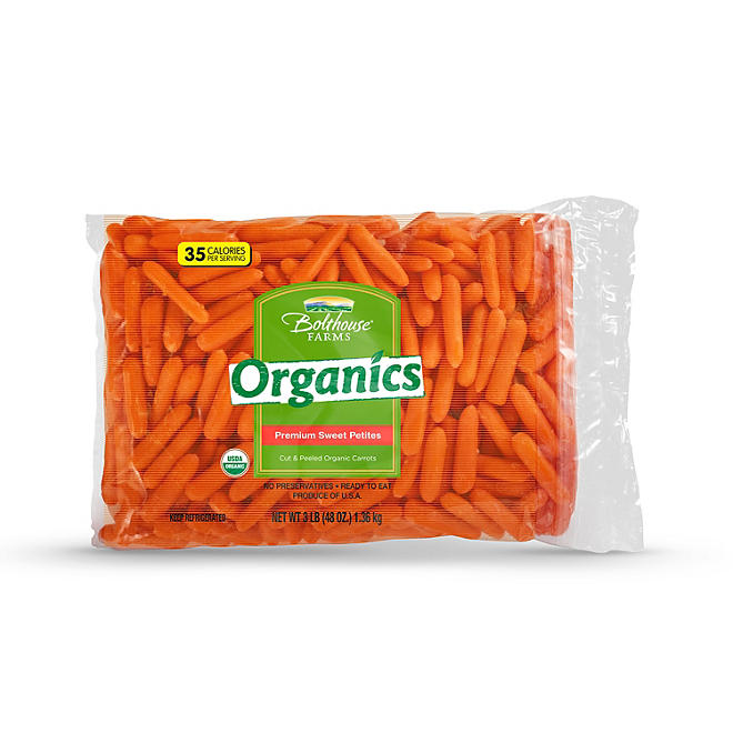 Bolthouse Farms Organic Sweet Petites Carrots 3 lbs.