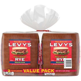 Levy's Seedless Jewish Rye Bread 16 oz., 2 pk.
