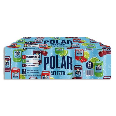 UPC 071537001006 product image for Polar Seltzer Water Variety Pack (12 fl. oz, 24 pk.) | upcitemdb.com