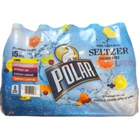 Polar Seltzer Variety Pack 1L , 15 pk.