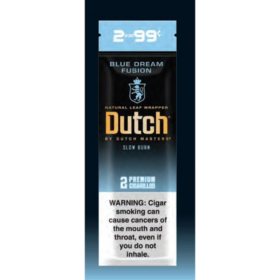 Dutch Blue Dream Fusion Natural Leaf Wrapper 2/$0.99 (2 pk., 30 ct.)