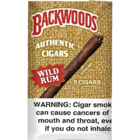 Backwoods Wild Rum Cigars 5 ct., 8 pk.