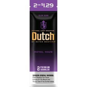 Dutch Masters Royal Haze Cigarillos, Pre-Priced 2 for $1.29, 2 ct., 30 pk.