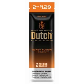 Dutch Masters Honey Cigars, Pre-Priced 2 for $1.29, 2 ct., 30 pk.