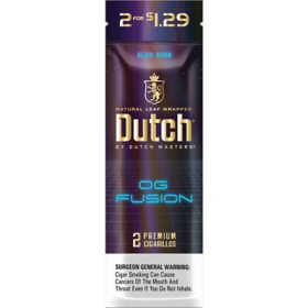 Dutch Masters OG Fusion Cigars, Pre-Priced 2 for $1.29, 2 ct., 30 pk.