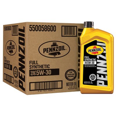 Conventional 5W-30 Motor Oil: 5 Quart