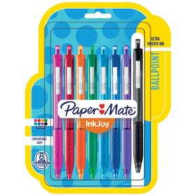 Paper Mate - InkJoy 300RT Ballpoint Pen, Assorted Ink, Medium - 8 Pens