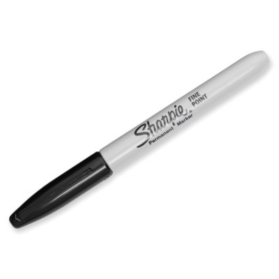 Sharpie Pen Fine Point Pens, Black - 4 pack
