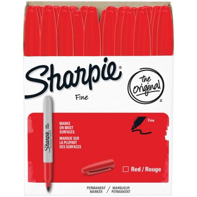 Sharpie Water-Resistant Stick Pen, Fine Point, Black Ink, 36/Pack (2083009)