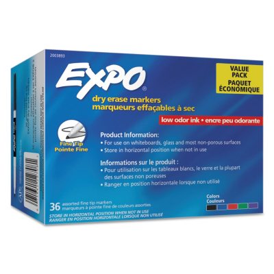 36 pk. - Expo Ultra Fine Point Dry Erase Markers - 5 Colors
