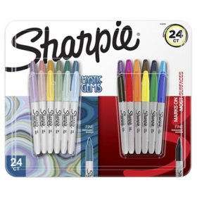 Sharpie Coloring Kit with Permanent Markers, Art Pens and Coloring Booklet,  Hard Case, 26 Count