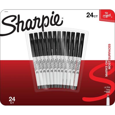 Sharpie Ultra Fine Point Permanent Marker (Black, 12-Pack) 37001