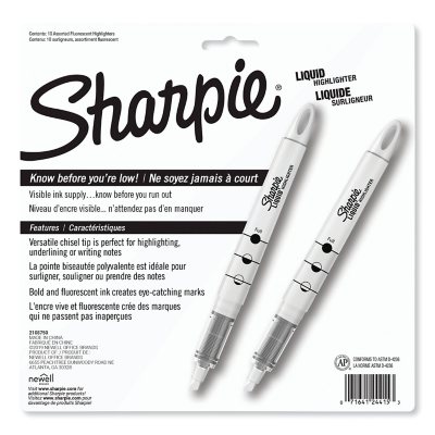 Sharpie Liquid Pen Accent Highlighters. Assorted Colors. Set of 10. Chisel  Point Illustration, Drawing, Blending, Shading, Rendering, Art 