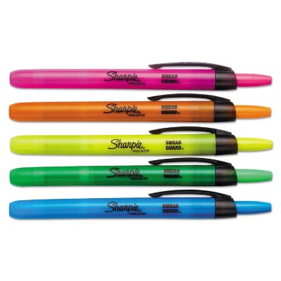 Sharpie Gel Highlighters Assorted Colors Pack Of 5 - Office Depot