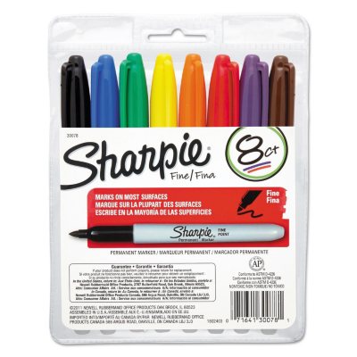 assorted colored sharpies