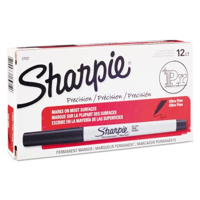 12 Sharpie Ultra Fine Permanent Markers Brown 37117 for sale