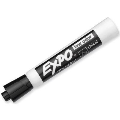 Expo Low Odor Dry Erase Markers, Chisel Tip, Assorted Colors, 5-Count