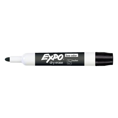 Expo® Black Dry Erase Markers