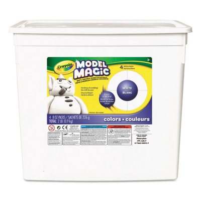 Crayola Cyo574418 Model Magic Modeling Compound 8 Oz White 6 Lbs 57-4418 for sale online 
