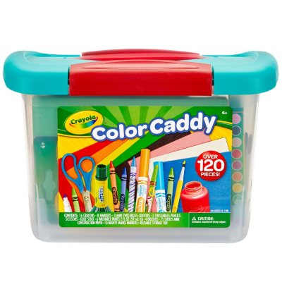 Brand New Crayola Colour Caddy, Art Supplies Kids, Travel Art Set, 90+  Pieces