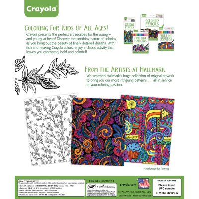 Crayola Patterned Escapes Coloring Book Sam S Club