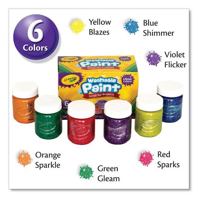Crayola Assorted Bold Colors Washable Fingerpaint 4 CT