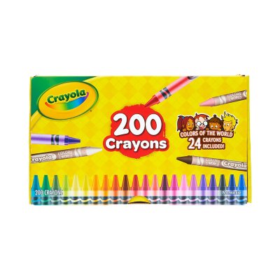 Crayola Crayons 24 Count and Triangular Crayons 2 Packs Includes 5 Color Flag Set 8 Count 